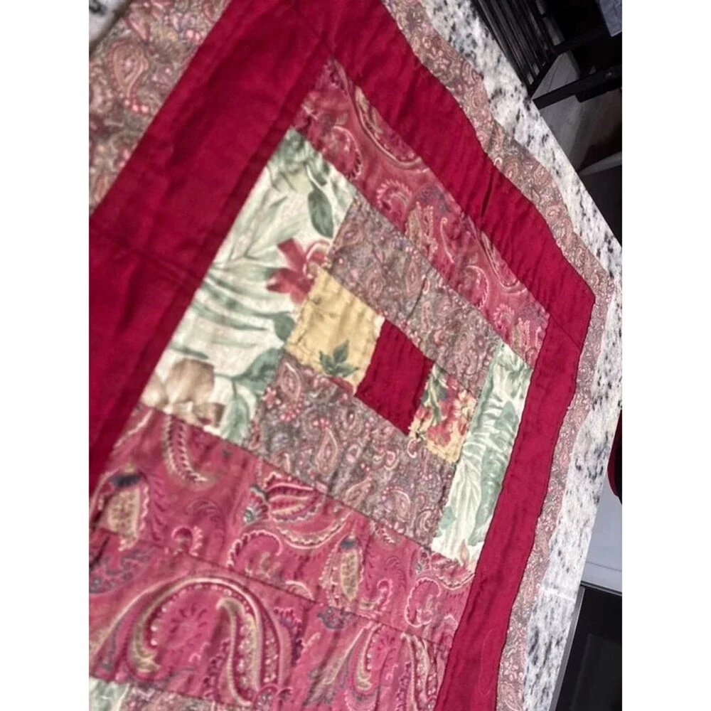 Gorgeous, handmade antique table runner